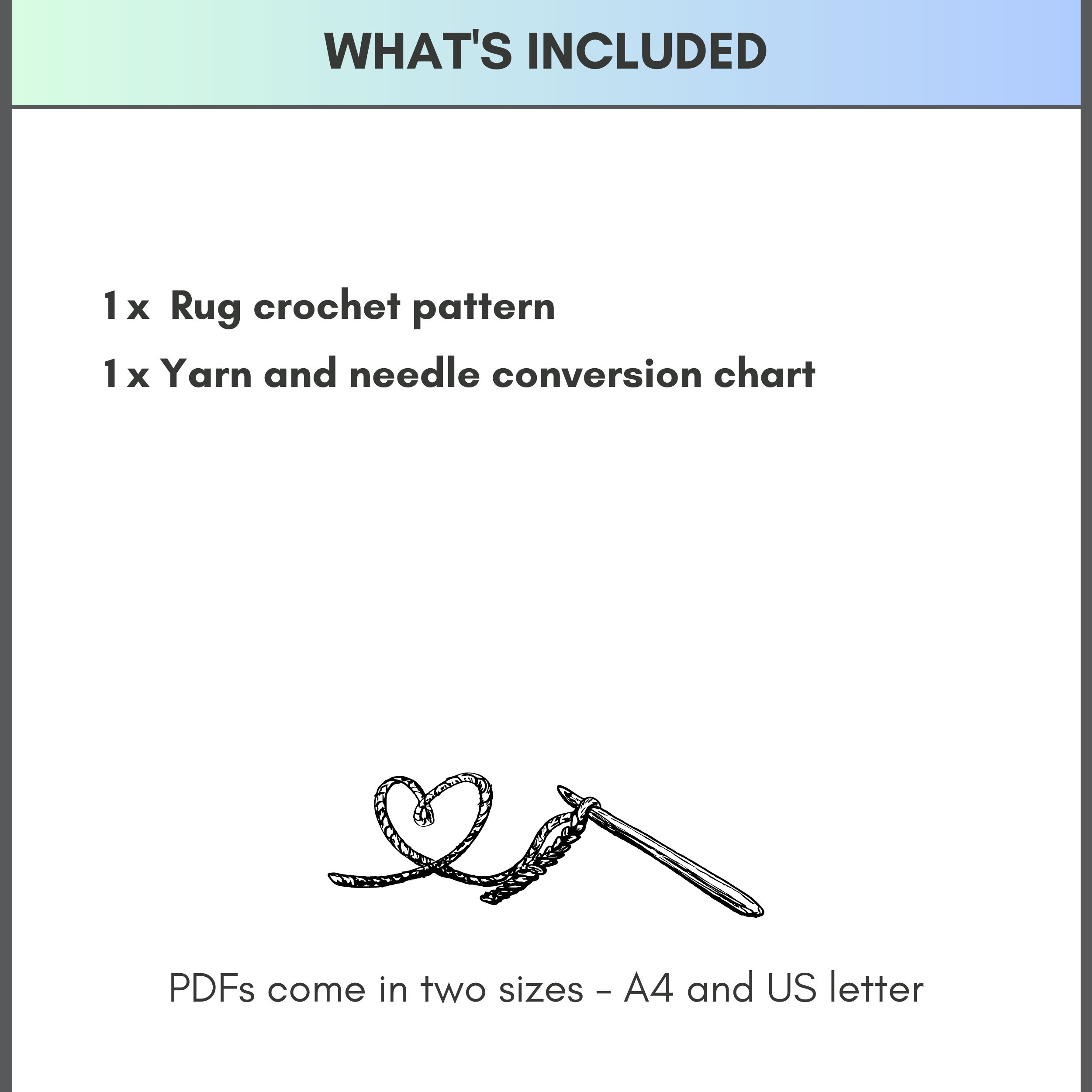 Basic Granny Square Rug Granny Square Rug Crochet Pattern Easy Beginner Patchwork Bulky Chunky ...
