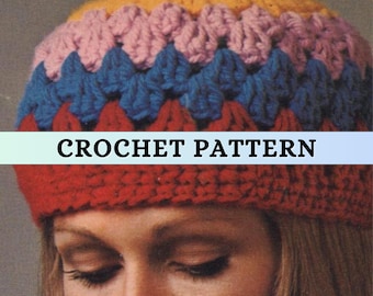 Winter Hat Worsted Weight Crochet Hat Pattern Worsted Weight