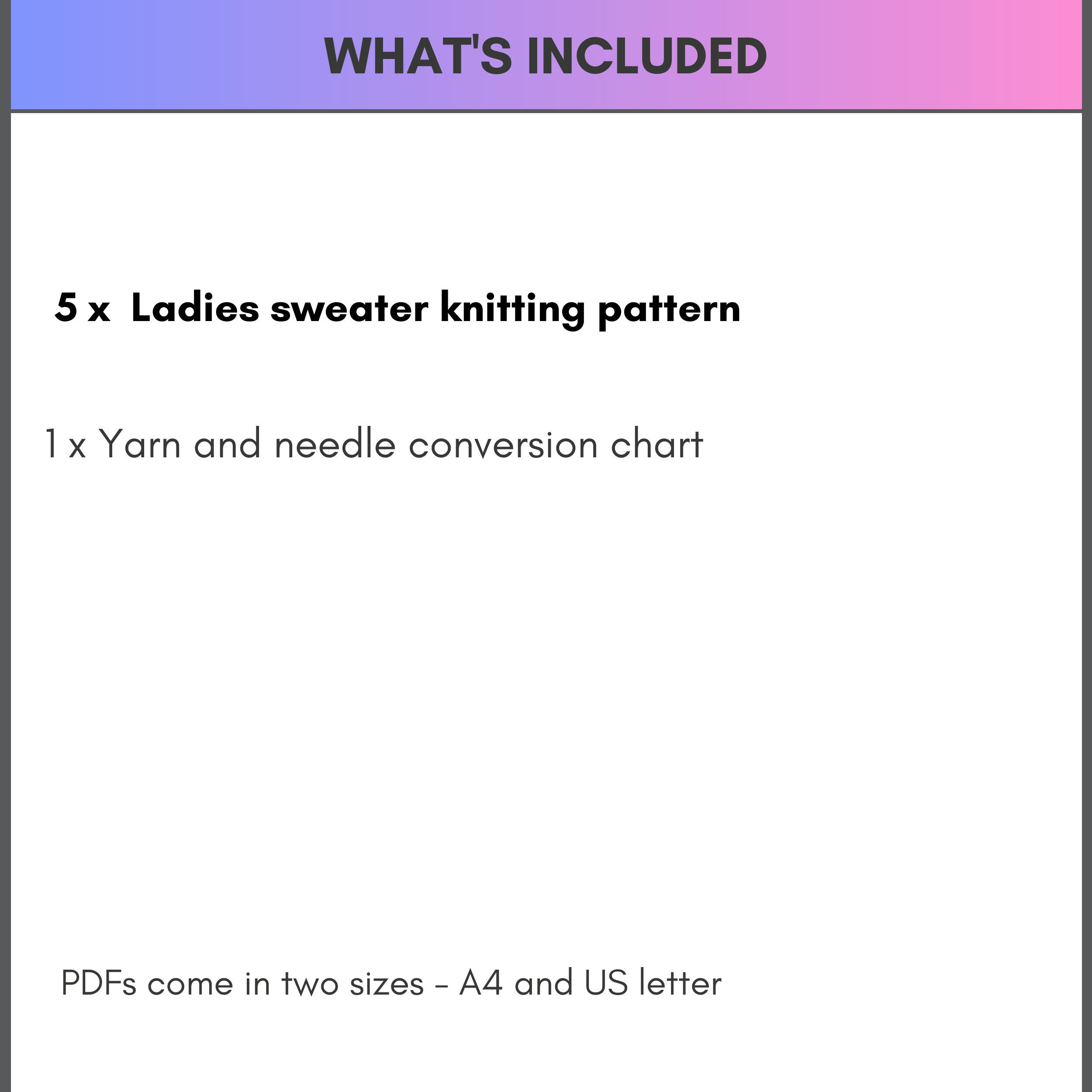 Easy Chunky Sweater Knitting Pattern Oversized Jumper Bulky Knit Women ...