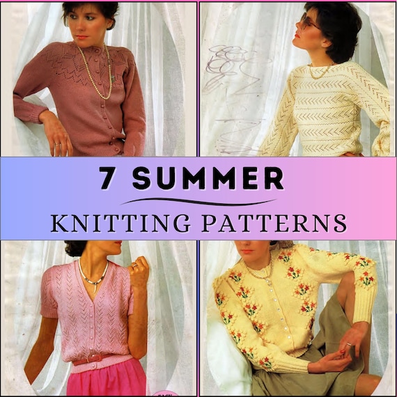 Airy Knit Design Whimsical Stripes Pastel Sweater Airy Knit Design Whimsical Stripes Pastel Sweater