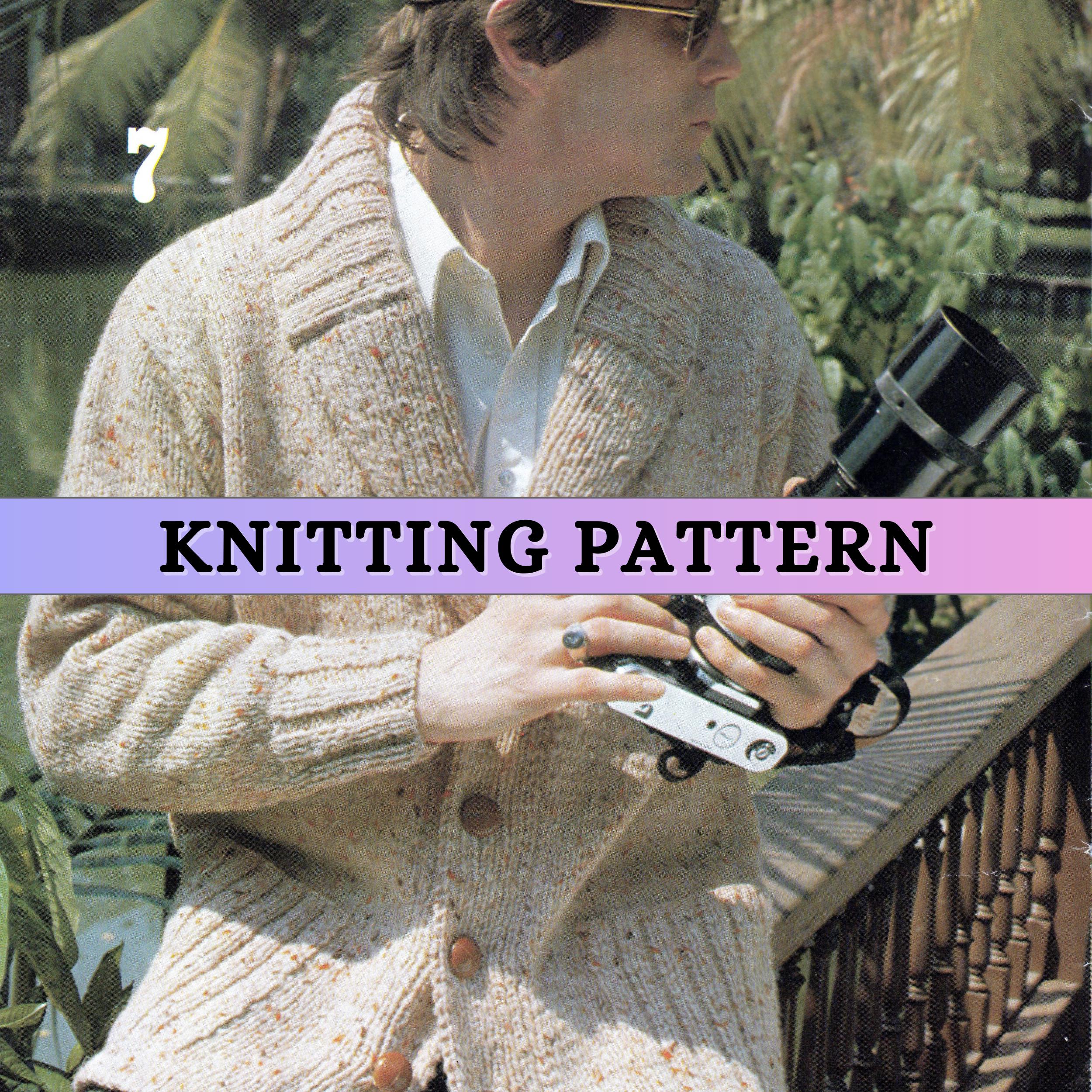 70s Knit Jacket - Etsy Canada