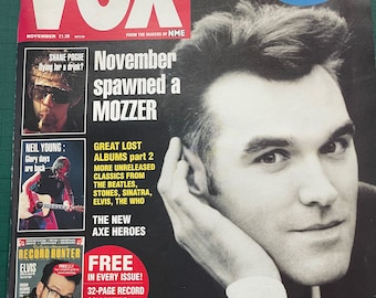 Vox Magazine, Issue 2 November 1990 - Morrissey cover