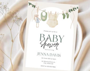 Modelli di invito per baby shower neutri rispetto al genere