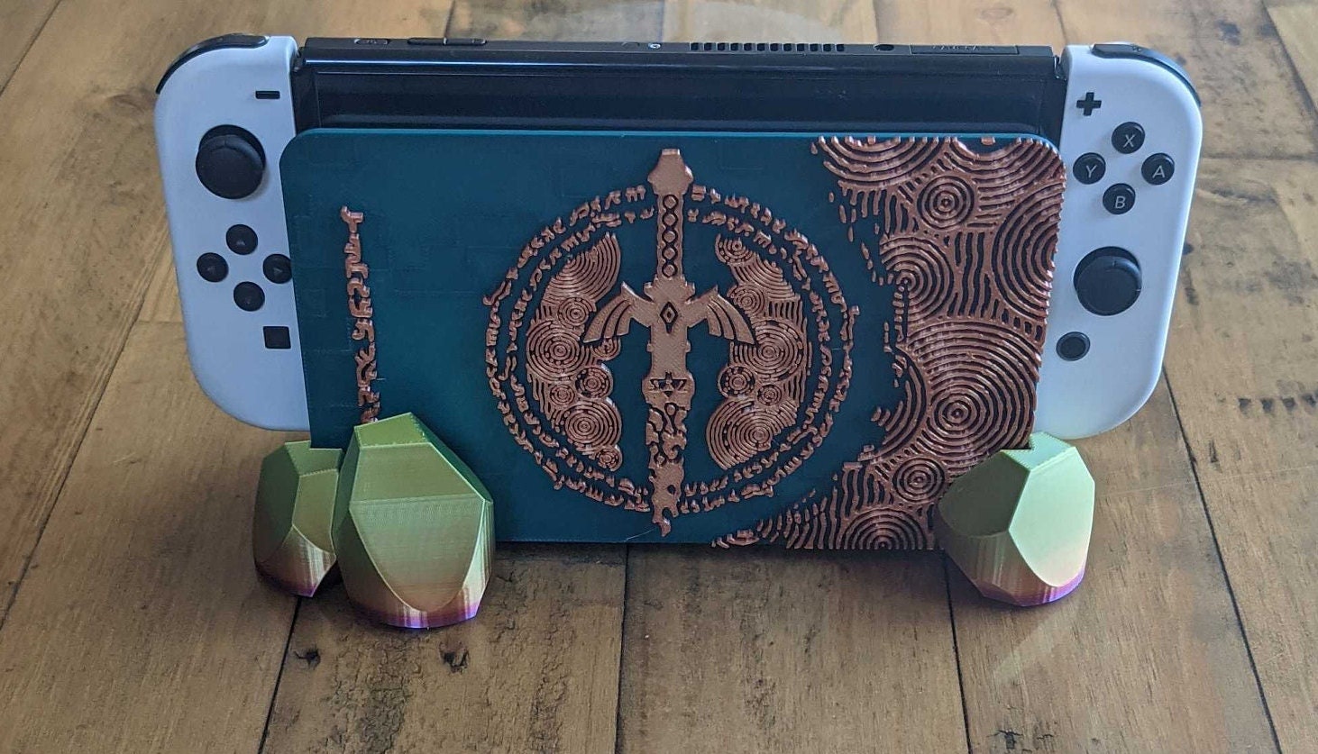 Capa Capa Grips Para Switch Oled Zelda Tears Of The Kingdom