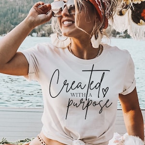Created with a Purpose SVG PNG - Religious svg - - Inspirational svg - Christian svg - You Matter Svg - Faith Svg