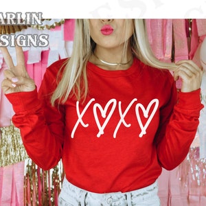 Xoxo SVG, Liebe SVG, Herz SVG, Umarmung und Küsse Silhouette, Valentinstag Shirt, Valentinstag Shirt, Be Mine, Hallo Valentinstag, Valentines Tag