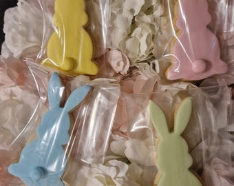 set of 4 bunnies, easter cookies, eater treats