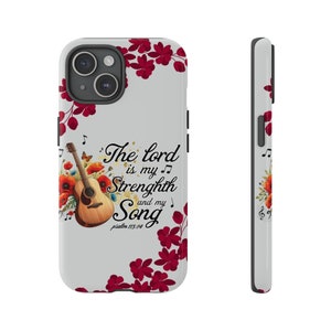Capa de telefone com versículos bíblicos cristãos, presente de escritura religiosa, iPhone 15 14 13 12 11 Pro Max 8 Plus X, Samsung Galaxy S24 S23 presentes cristãos