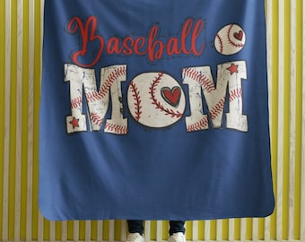 Baseball Blanket, Sport Mom blanket, Baseball Lover gift,  Sports Mama  blanket,Gift For Baseball Mom,Baseball Gift, Mother's days blanket