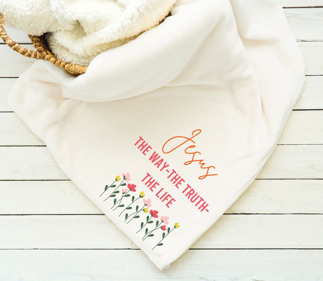 Christian Blanket Bible Verse Blanket Blankets for Kids Etsy