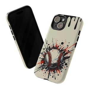 Baseball iPhone Hülle Geschenk für Baseball Spieler iPhone 15 14 13 12 11 Pro Max 8 Plus X, Samsung Galaxy S24 S23 Baseball Mama süße Handyhülle