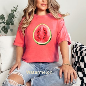 Watermelon Shirt Fruit Shirt Graphic Shirt watermelon Mama  Shirt For Women Gardener Shirt Watermelon Tee Watermelon Comfort  Colors Shirt