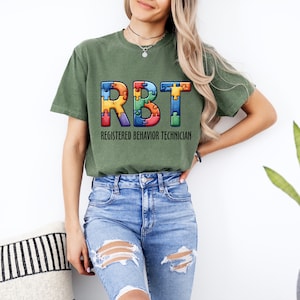 Rbt shirts Rbt Aba shirt Gift for Rbt Bcba shirt Rbt gift Aba shirts Aba therapist Aba gifts Rbt shirt Behavior technician shirt, Rbt gift