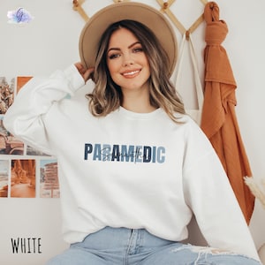 Personalized Paramedic Sweatshirt, Custom Paramedic Shirt, emt sweatshirt, Paramedic Gift, EMS Sweater, EMT Gift, Paramedic Crewneck