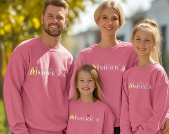 Proud to be an Aimerican™ Brand Unisex Heavy Blend™ Crewneck Sweatshirt