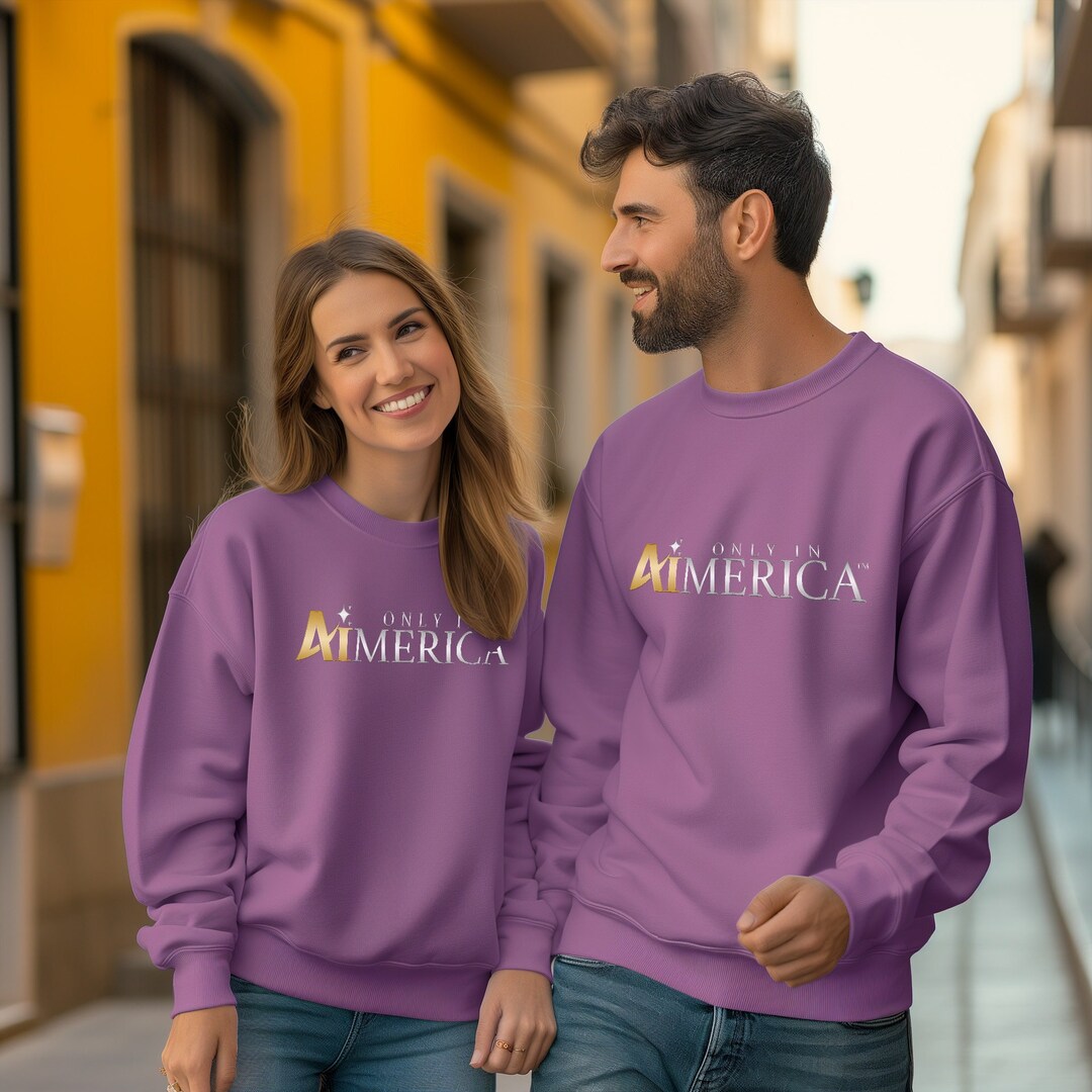Only in Aimerica™ Brand Unisex Heavy Blend™ Crewneck Sweatshirt - Etsy