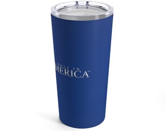 Only in Aimerica™ Brand Tumbler 20oz - [Dark Blue]