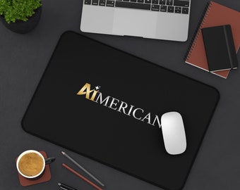 Aimerican™ Brand Desk Mat - Mouse Pad - [Black]