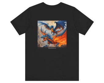 Aimerican Ads™ Brand Retail Fit Unisex Jersey Short Sleeve Tee - Dragon Phoenix Clan Edition