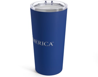 Aimerica™ Brand Tumbler 20oz - [Dark Blue]