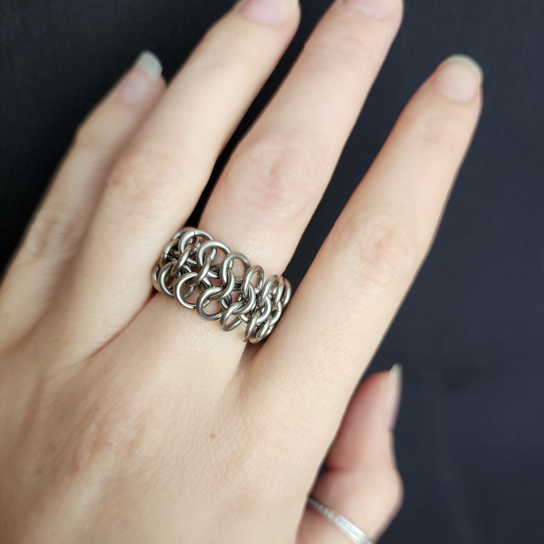 Chain Maille Ring Tutorial DIY Chainmail 