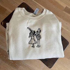 BeetleJuice | Halloween | Embroidered Sweatshirt | Trendy | Spooky