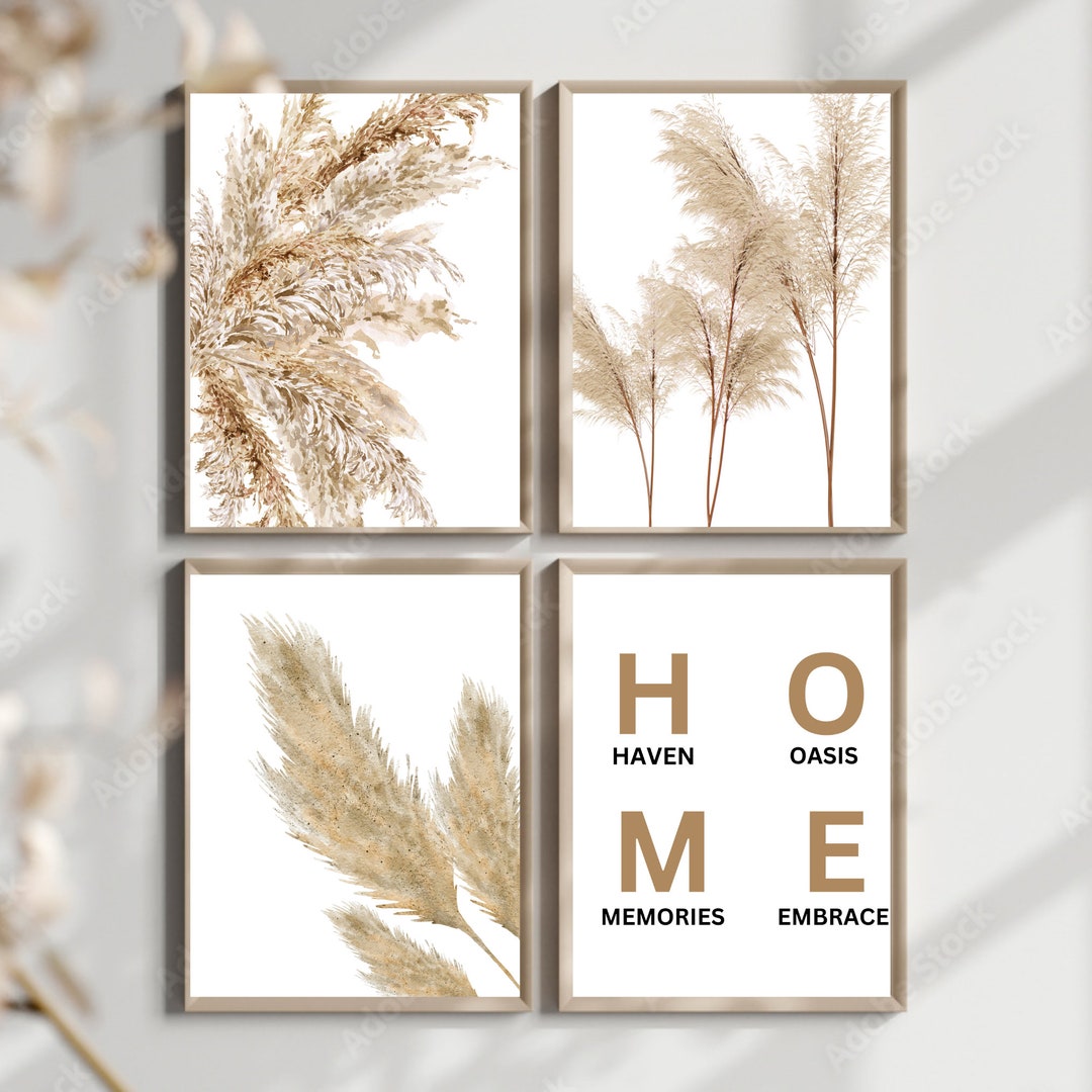 Boho Wall Art Home Art Set Wall Art Set Home Decor Living Room Decor