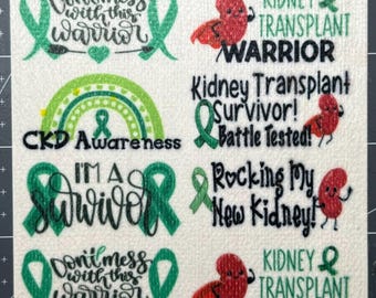 Kidney Transplant Warrior NG, Nasogastric, NJ and Oxygen Adhesive Tape, Hypafix Tape, G Tube Tape, Medical Feeding Tube Tape, Custom Warrior