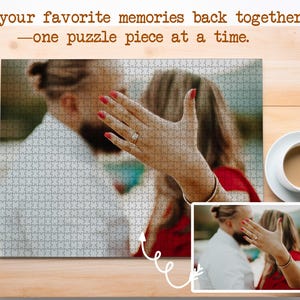 Personalized Puzzle for Families, Custom Puzzle from Photo, Gift for Couples