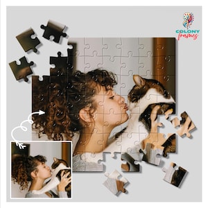 Custom Jigsaw Puzzle, Personalized Puzzle with Your Photo, Couples Photo Puzzle,  Anniversary Gifts for Couples
