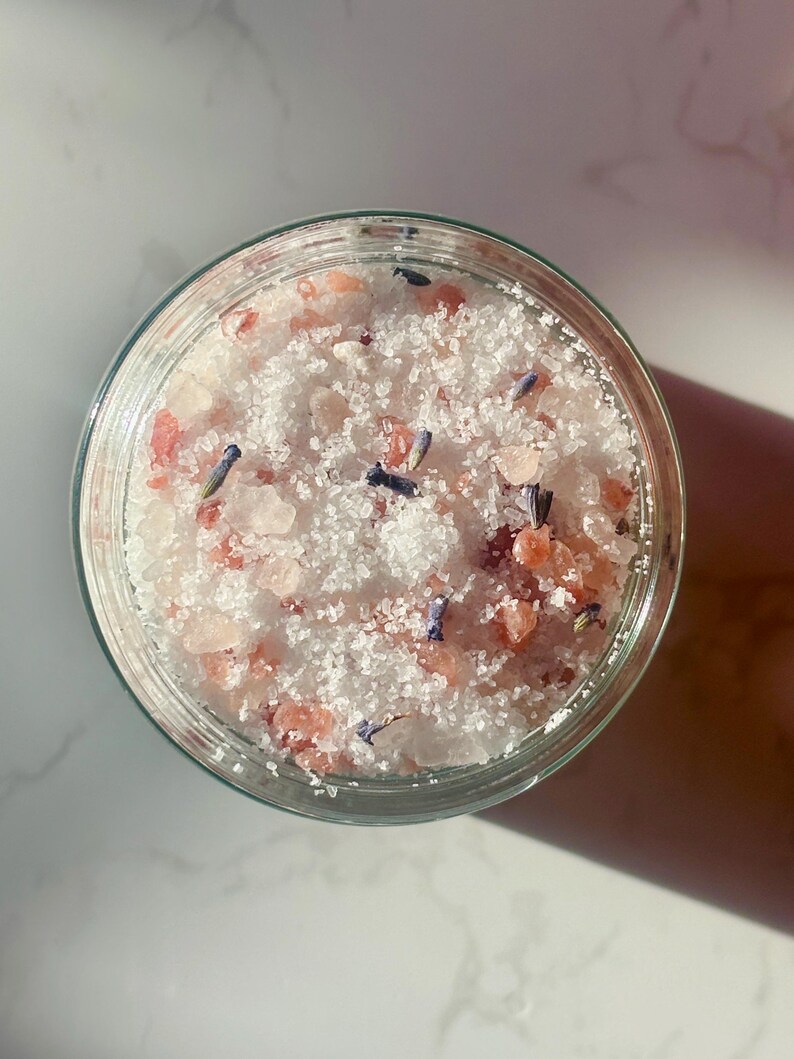 Bath Salts Lavender Relaxation Gift | Epsom Salt Soak for Stress Relief | Spa Gift for Her Under 30 | Natural Bath Soak Himalayan Salt Bild 3