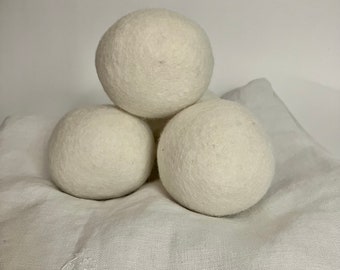 Wool Dryer Balls - 3 pack