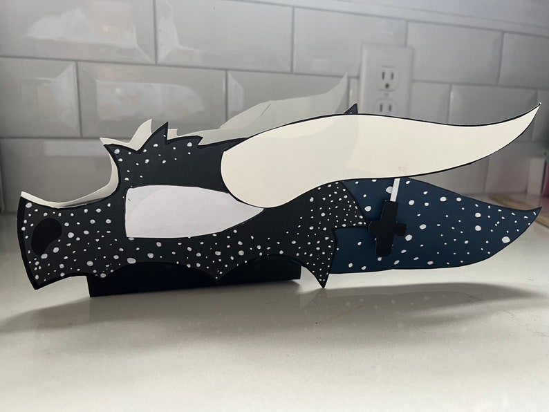 Custom Paper Dragon Puppet Etsy Australia