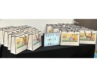 Safari Favor Bags | Wild One Birthday Party Pack