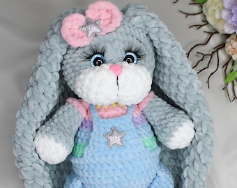Crochet bunny 100%handmade toys