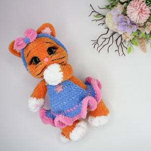 Patron au crochet Kitty Pdf./ Russe/Мастер-класс Кошечка/ еа ания рючком image 3