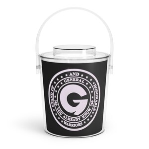 Ice Bucket with Tongs