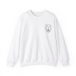 Parisian Love Embrace - Art Nouveau Eiffel Tower Heart Sweatshirt