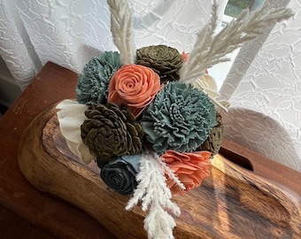 Handmade Mason Jar Flower Arrangement