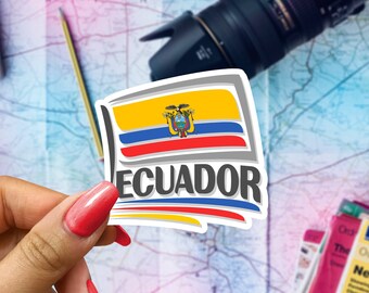 Ecuadorian Coat Of Arms Sticker – Vinyl Decal, Ecuador Flag ECU EC, WarlordOne C2665
