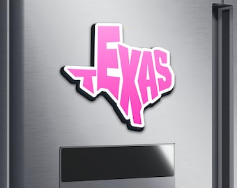 Texas Wooden Fridge Magnet - Travel Souvenir Gift