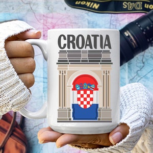Explore Croatia with Our Unique Travel Coffee Mug - A Perfect Gift for Wanderlust