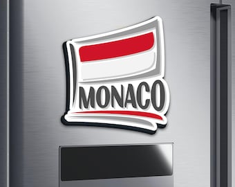 Magnete da frigorifero 3D Monaco, decorazione per casa e