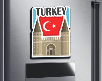 Calamita Da Frigorifero 3D Alanya Antalya Turchia, Souvenir Turistico