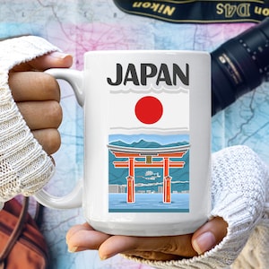 Japanese-inspired Travel Coffee Mug - Unique Japan-themed Tumbler