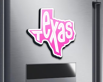 Texas Wooden Fridge Magnet - Travel Souvenir Gift
