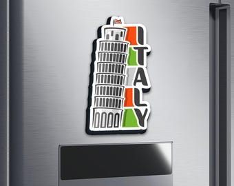 Italy Wooden Fridge Magnet - Travel Souvenir Gift