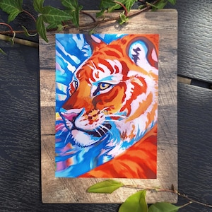 Tigre tabby doré - CARTE POSTALE