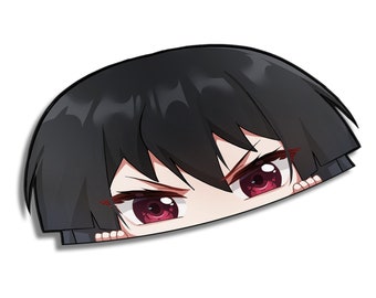 Akame Peeker Sticker: Anime Chibi Kawaii Decal