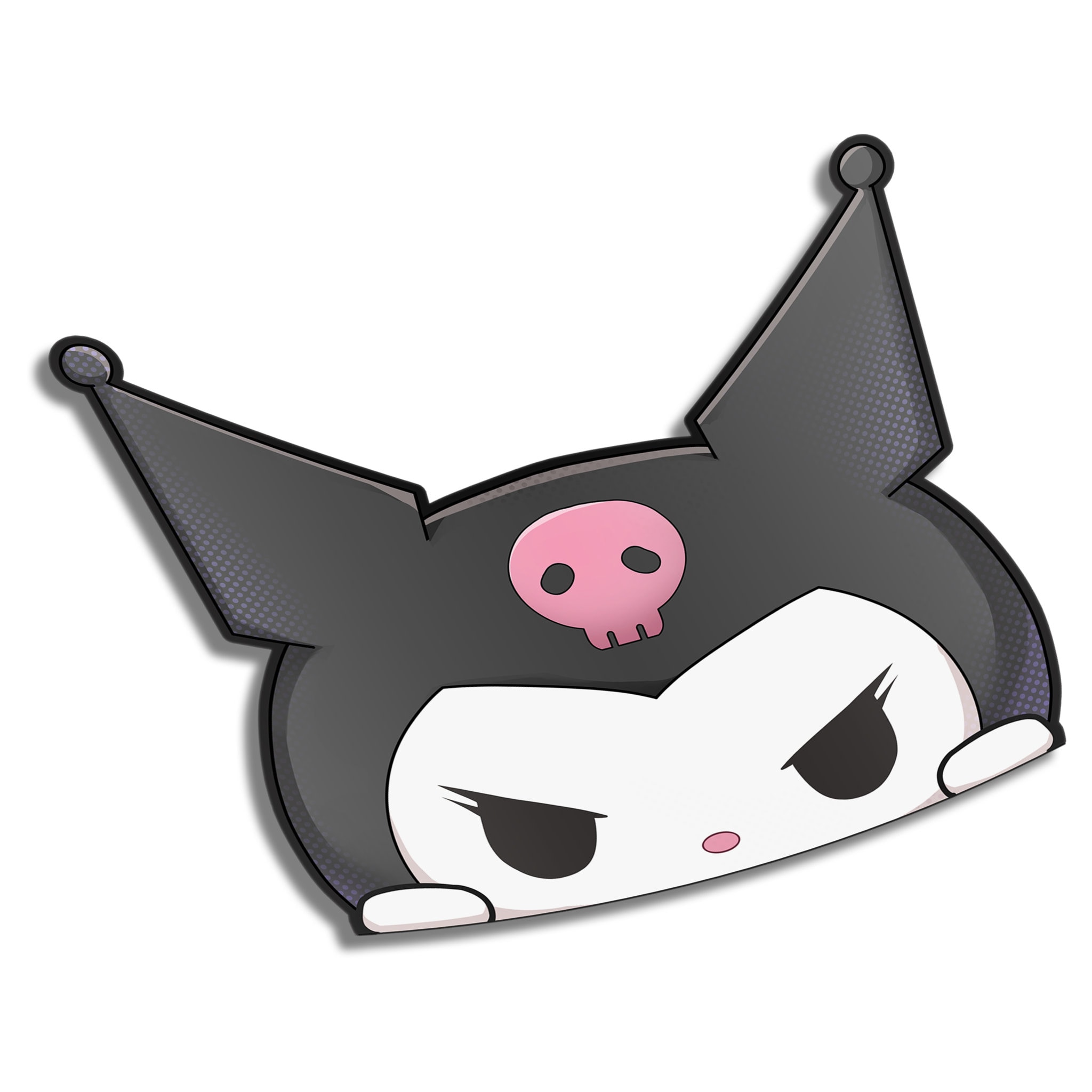Kuromi Peeker | Sticker | Anime | Cute | Sanrio | Decal - Etsy
